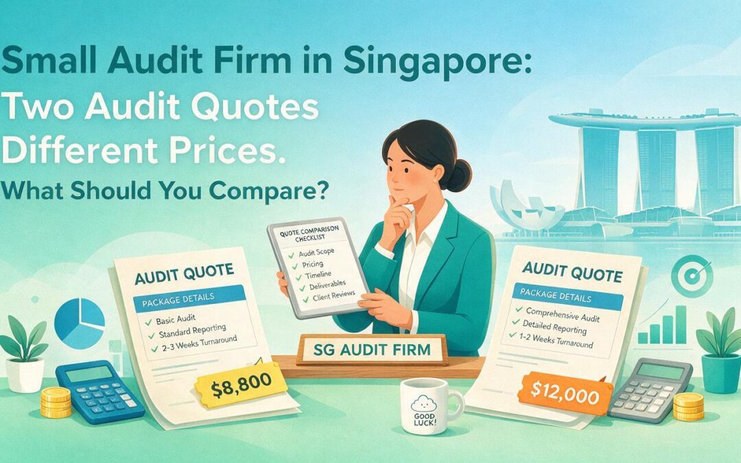 Small Audit Firm in Singapore: Two Audit Quotes, Different Prices. What Should You Compare?