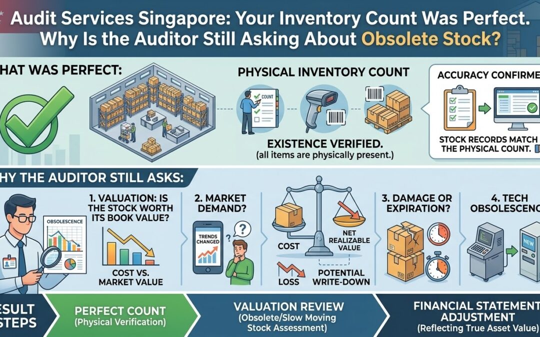 Audit Services Singapore: Your Inventory Count Was Perfect. Why Is the Auditor Still Asking About Obsolete Stock?