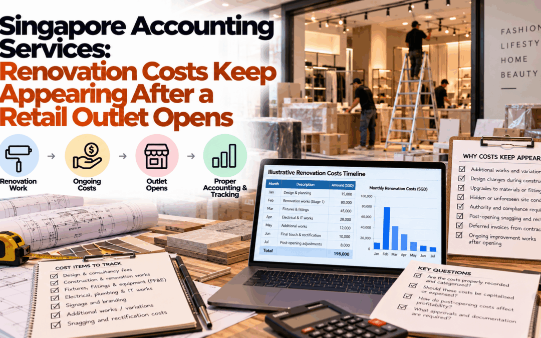 Singapore Accounting Services: Renovation Costs Keep Appearing After a Retail Outlet Opens